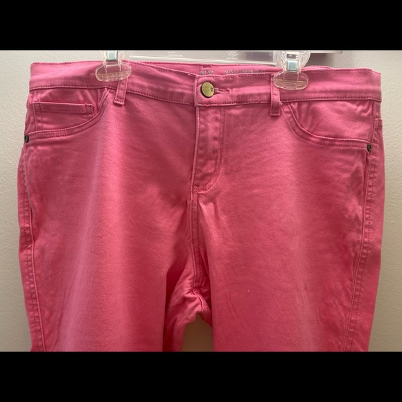 NY&Co Pink Crop Legging, Sz 12 - Picture 4 of 16